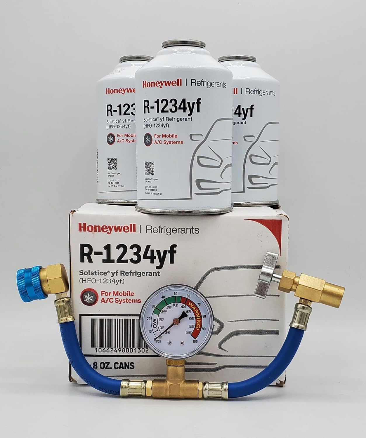 8oz R1234YF Refrigerant (3 Freon Cans)