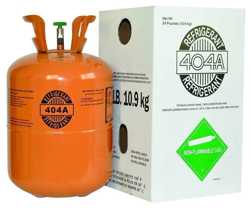 R404A Refrigerant 24lb x 1 Cylinders
